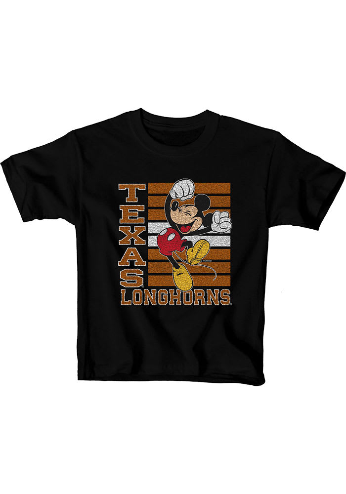 Texas Longhorns Youth Burnt Orange Mickey Big Hooray Short Sleeve T-Shirt