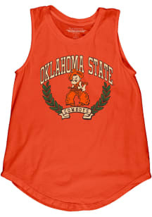 Oklahoma State Cowboys Womens Orange Muscle Tank Top