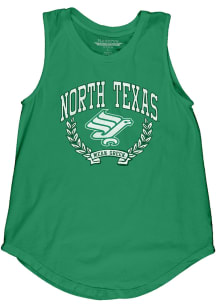 North Texas Mean Green Womens Kelly Green Muscle Tank Top