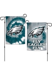 Philadelphia Eagles Tie Dye Garden Flag