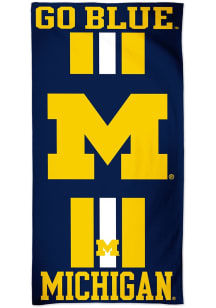 Blue Michigan Wolverines 30x60 Inch Beach Towel