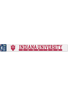 Indiana Hoosiers Red  2x17 Perfect Cut Auto Strip