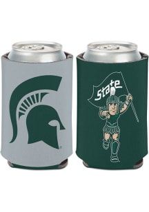 Green Michigan State Spartans Mascot 12oz Coolie