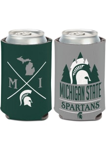 Green Michigan State Spartans Hipster 12oz Coolie