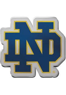 Notre Dame Fighting Irish ND Logo Car Emblem - Navy Blue