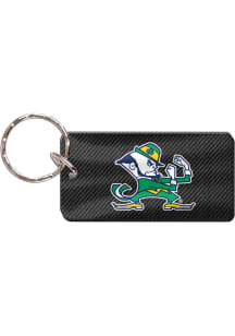 Notre Dame Fighting Irish Carbon Rectangle Keychain