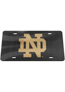 Notre Dame Fighting Irish Carbon Car Accessory License Plate
