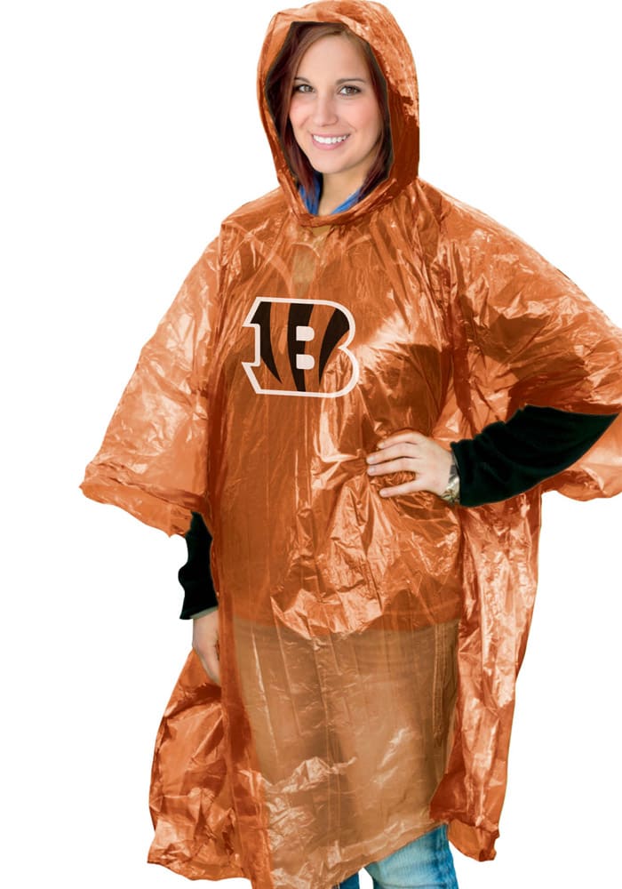 Cincinnati Bengals team color Poncho