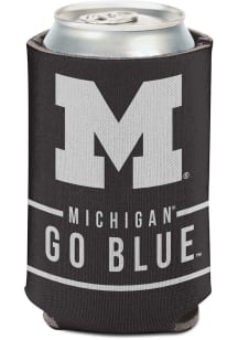 Michigan Wolverines Blackout 12oz Coolie