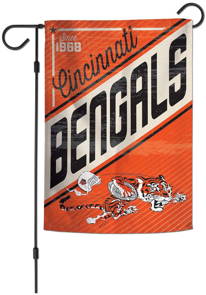 Cincinnati Bengals Retro Vertical NFL House Flag