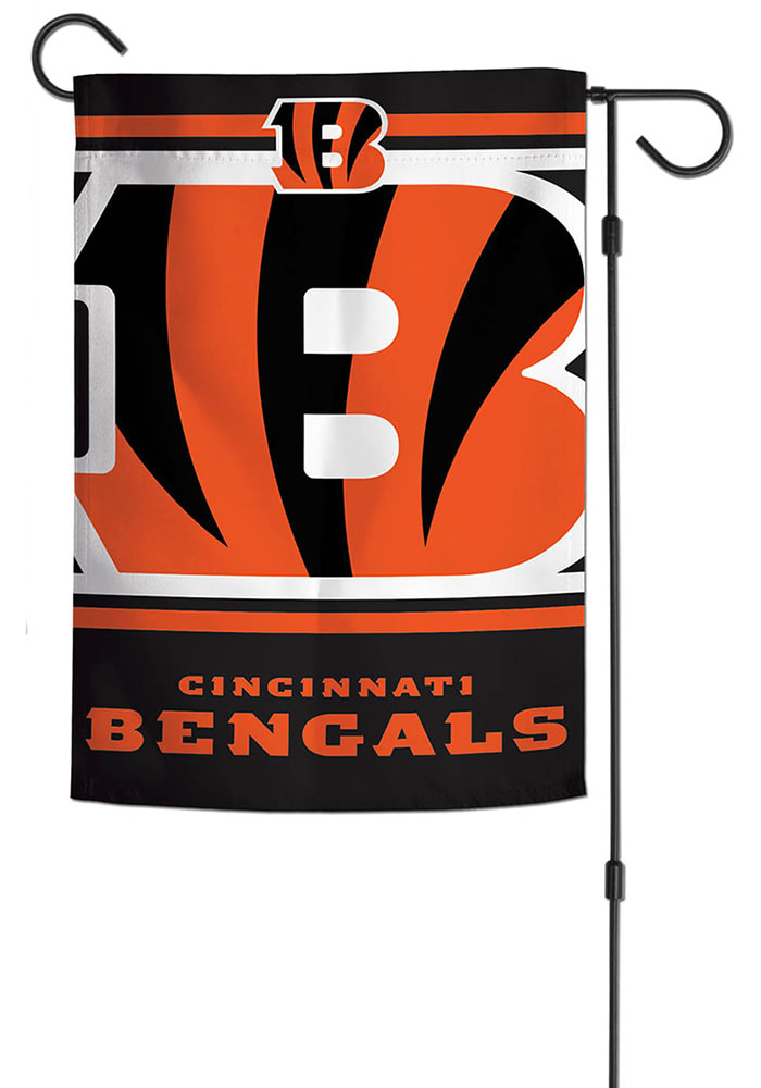 Cincinnati Bengals Double Sided Garden Flag