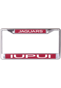 IUPUI Jaguars Silver License Frame