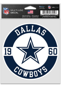 Dallas Cowboys 3.75x5 Patch Auto Decal - Blue
