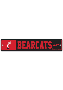 Cincinnati Bearcats 3.75x19 Street Zone Sign
