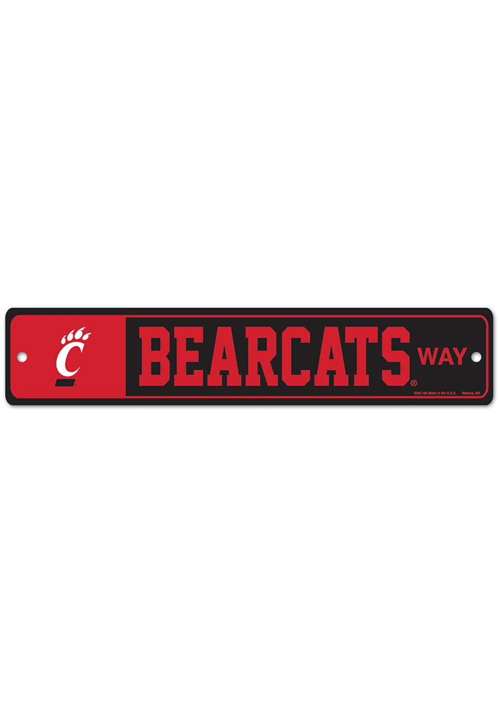 Cincinnati Bearcats 3.75x19 Sign