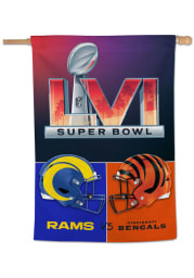 Los Angeles Rams Super Bowl LVI Dueling 28x40 Banner