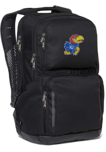 Kansas Jayhawks Black Laptop Backpack Backpack