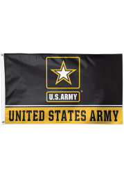 Army 3x5 Logo Deluxe Black Silk Screen Grommet Flag