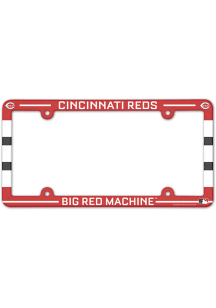Cincinnati Reds Striped License Frame