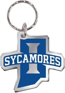 Indiana State Sycamores Freeform Keychain