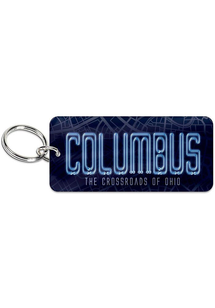 Columbus Acrylic Glossy Keychain