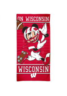 Wisconsin Badgers Disney Spectra Beach Towel