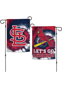 St Louis Cardinals Tie Dye Garden Flag