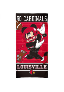 Louisville Cardinals Disney Spectra Beach Towel