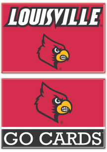 Louisville Cardinals Rectangle 2x3 2 Pack Magnet
