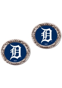 Detroit Tigers Hammered Post Womens Earrings