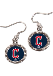 Cleveland Guardians Hammered Dangle Womens Earrings