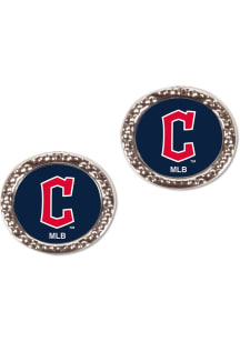 Cleveland Guardians Hammered Post Womens Earrings