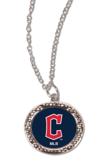 Cleveland Guardians Indians Hammered Womens Necklace