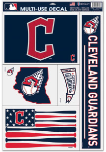 Cleveland Guardians 11x17 Multi Use Auto Decal - Red
