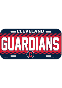 Cleveland Guardians Plastic Car Accessory License Plate