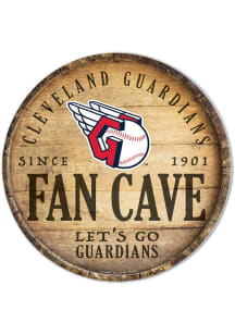 Cleveland Guardians Round Fan Cave Sign