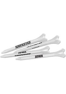 White Iowa Hawkeyes 40 Pack Golf Tees