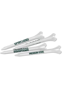 White Michigan State Spartans 40 Pack Golf Tees