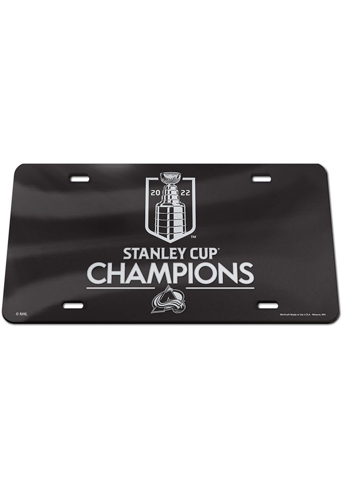 Colorado Avalanche 3-Time Stanley Cup Champions Acrylic Plaque