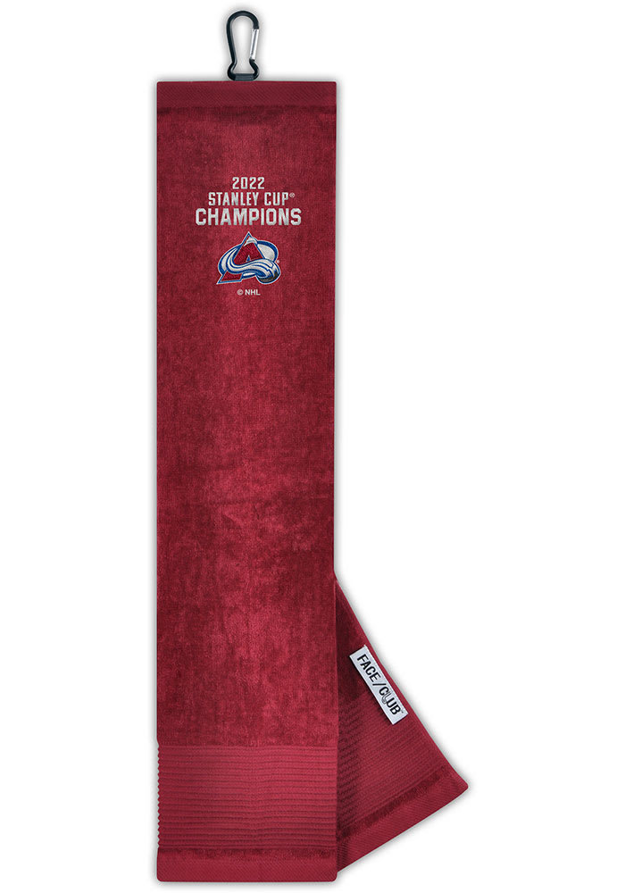 Colorado Avalanche 2022 Stanley Cup Champions 15x25 Embroidered Golf Towel