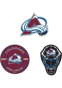 Colorado Avalanche 3pk Premium Acrylic Design Magnet