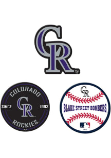 Colorado Rockies 3pk Premium Acrylic Magnet