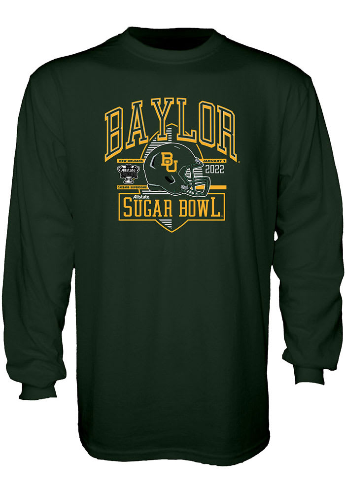 Baylor Bears Green 2021 Sugar Bowl Bound Long Sleeve T Shirt