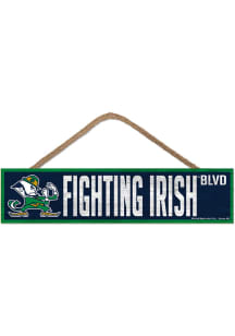 Notre Dame Fighting Irish Ave Wood Sign