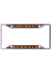 Cincinnati Bengals Metallic Inlaid License Frame