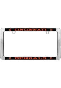 Cincinnati Bengals Metallic Thin Rim License Frame License Frame