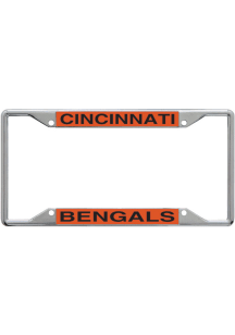 Cincinnati Bengals S/S Metallic License Frame