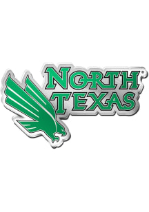 North Texas Mean Green Acrylic Car Emblem -