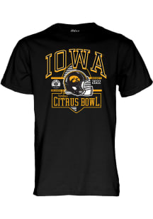 Iowa Hawkeyes Black 2021 Citrus Bowl Bound Short Sleeve T Shirt