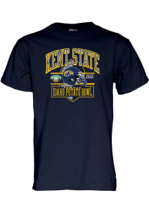 Kent State Golden Flashes Navy Blue 2021 Potato Bowl Bound Short Sleeve T Shirt